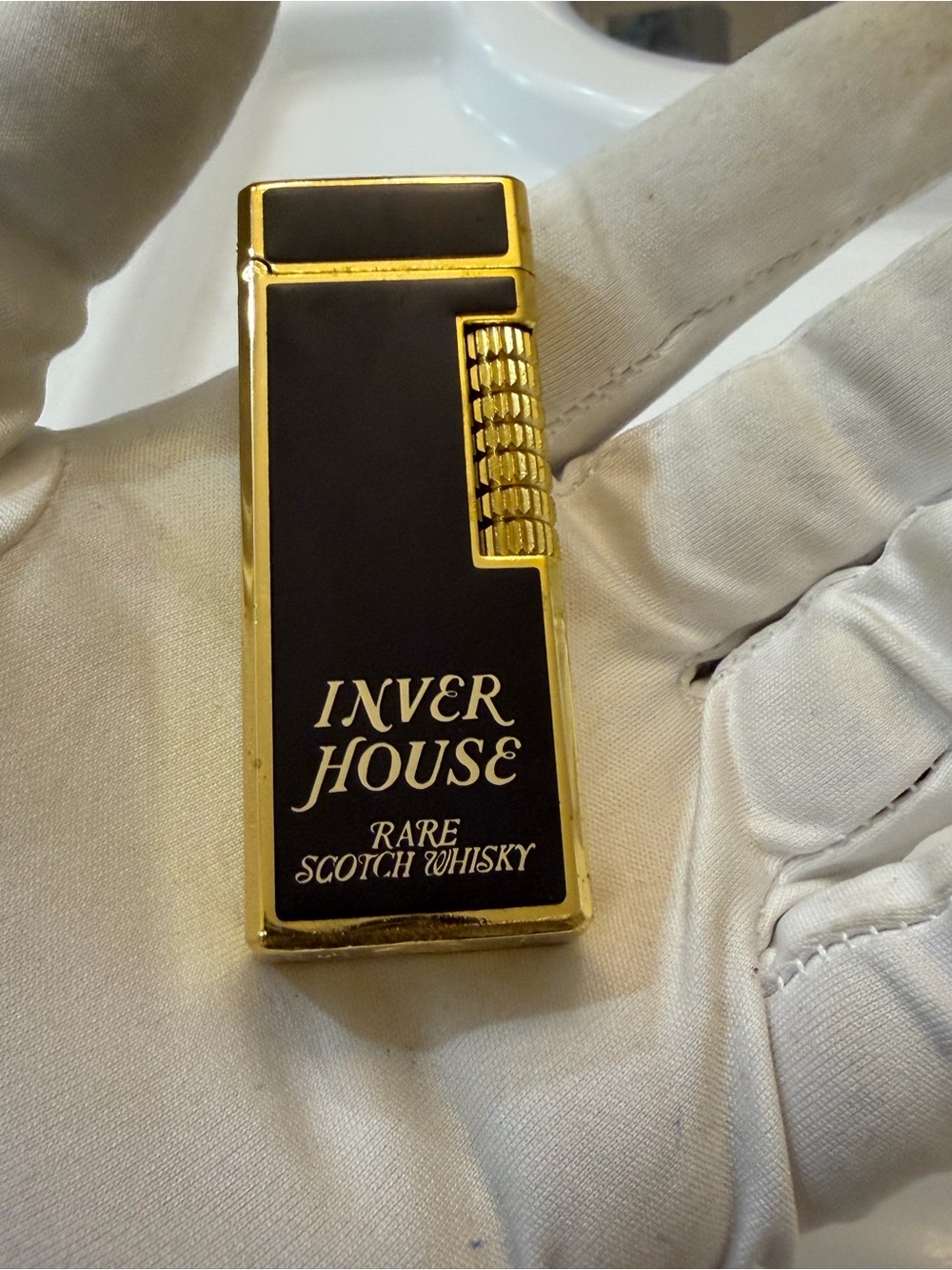 Vintage Cosmic Japan Lighter Inver House Scotch Whisky Promo w/ Case & Manual